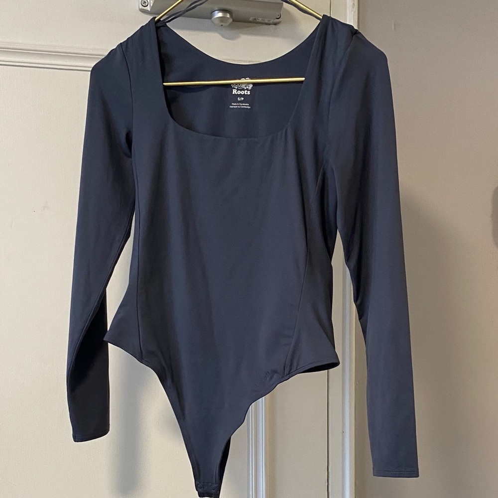 Roots Charcoal Grey Bodysuit